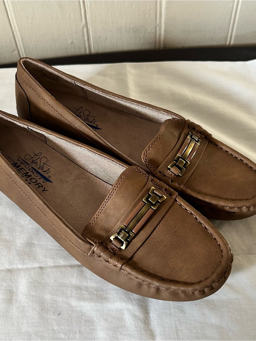 LifeStride Velocity Vienna Loafers/Tan/ 7 Medium